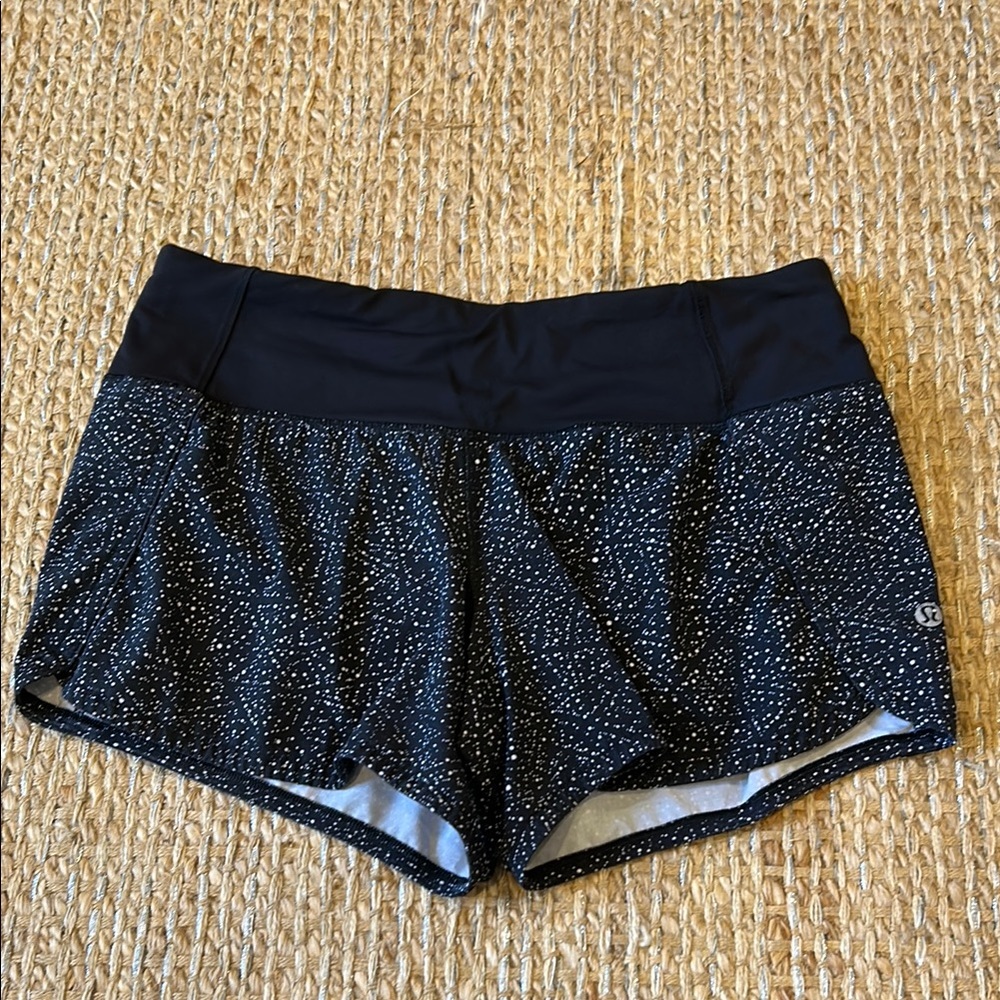 lululemon athletica Black and White Women's Shorts